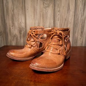 Freebird Distressed Leather Booties